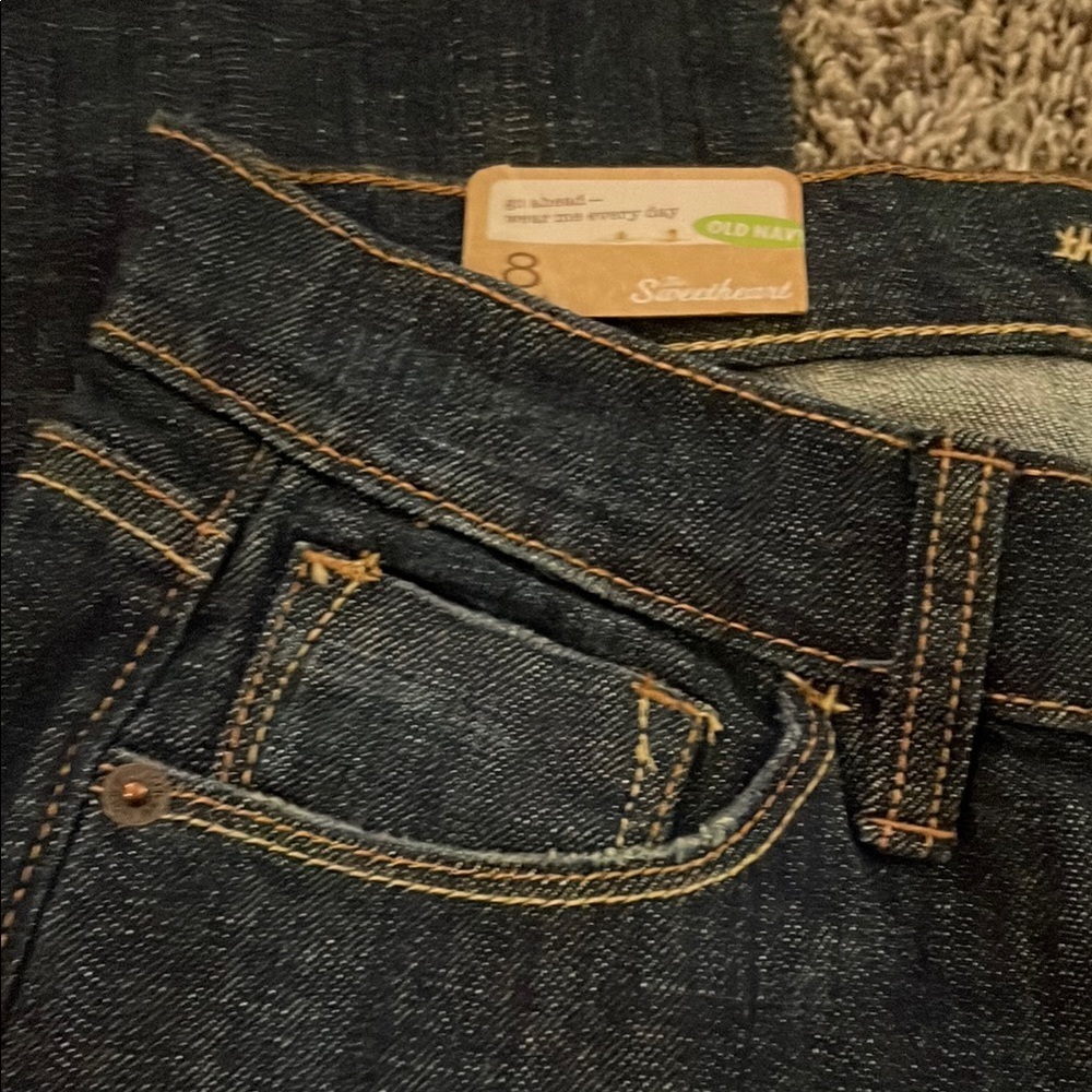 NWT Old Navy The Sweetheart Women's Dark Blue Boot Cut Jeans - Picture 2 of 11
